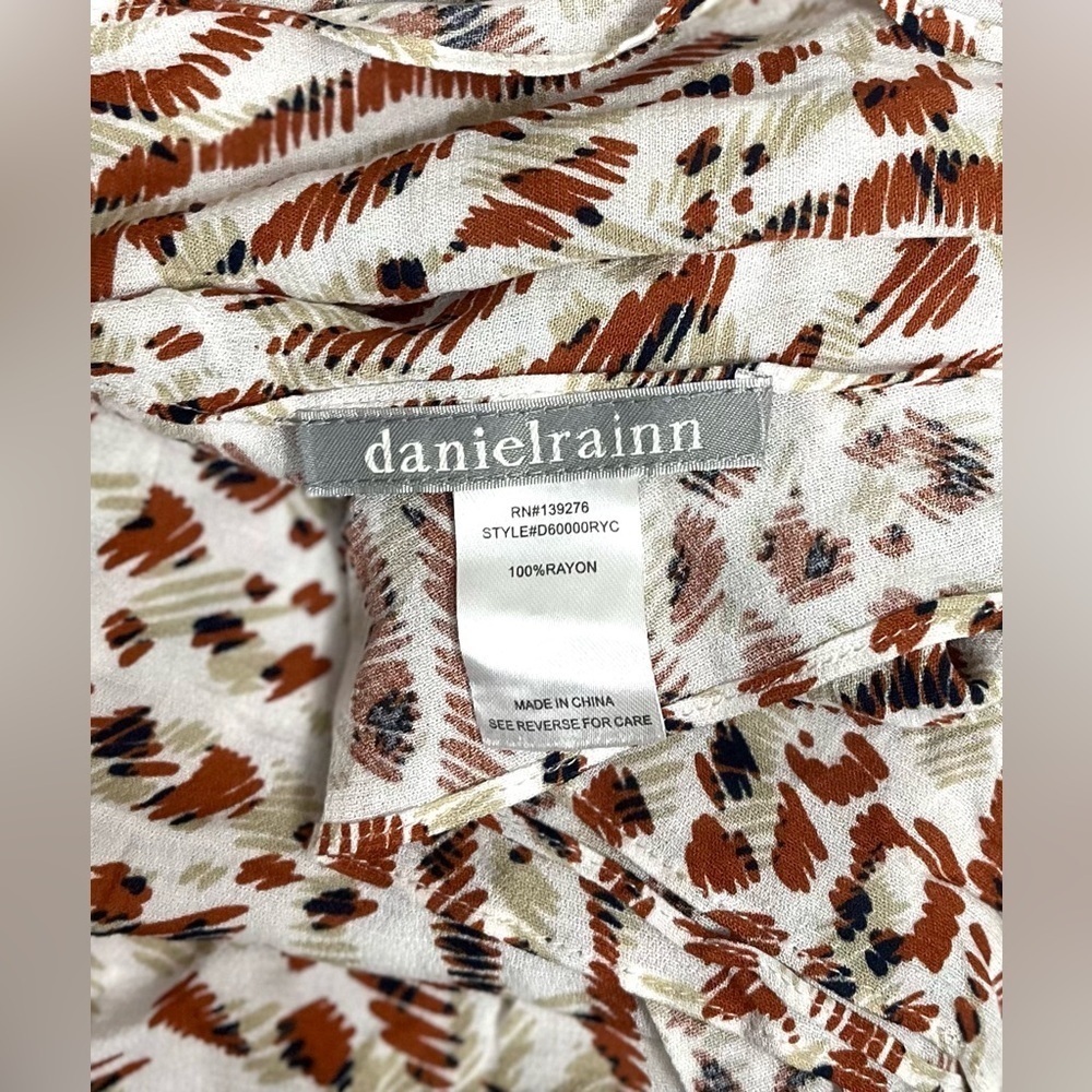 Daniel Rainn Abstract Animal Print Scarf - Picture 3 of 3